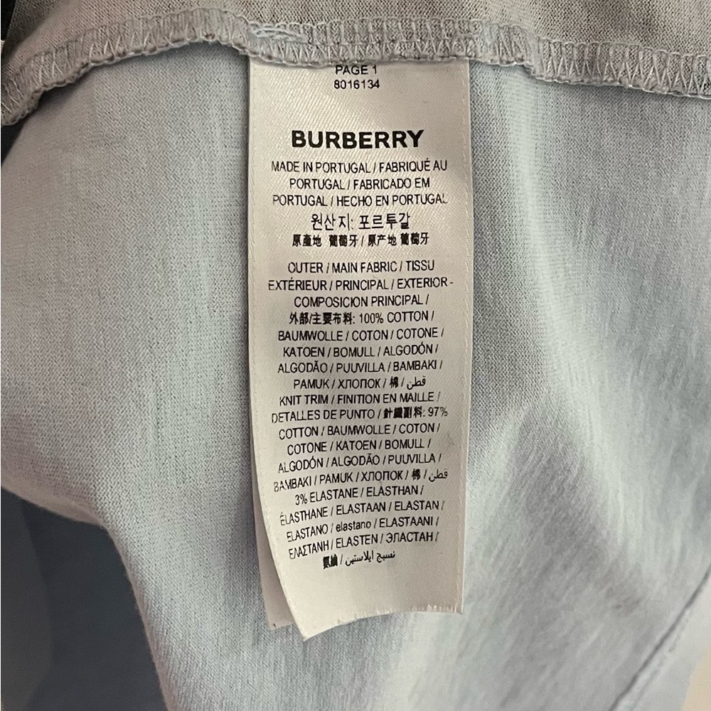 Burberry Unicorn Print T-shirt - Size L - Picture 7 of 9
